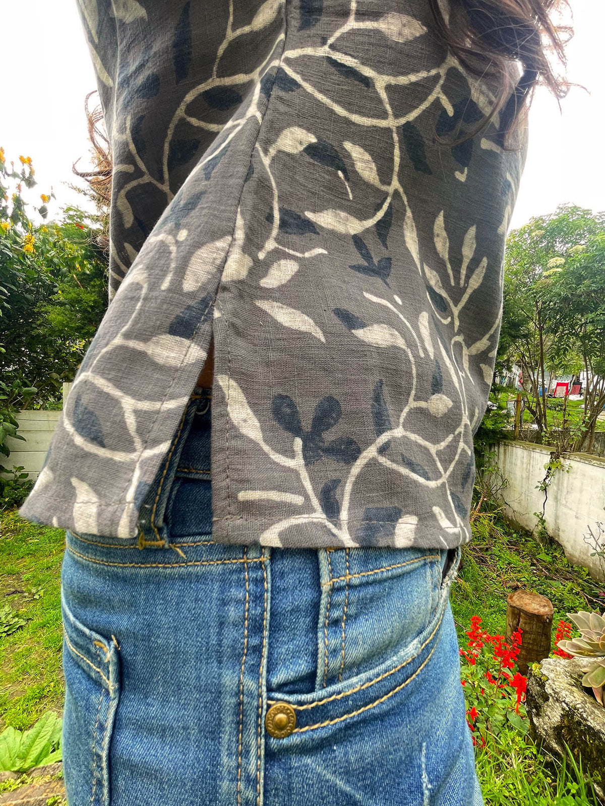 Masakali // Ajrakh Crop top
