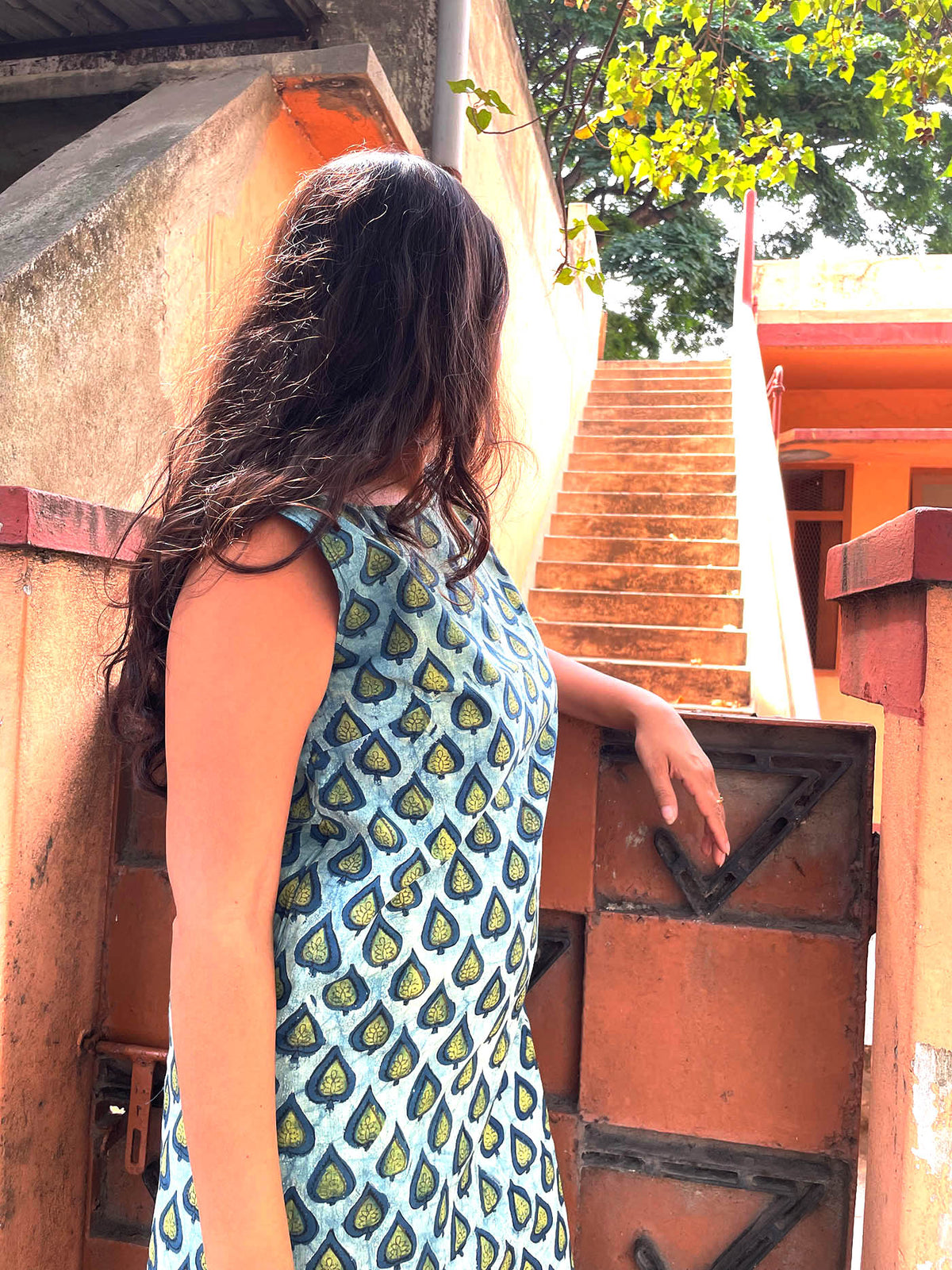 Jheel // Block Print Mulmul