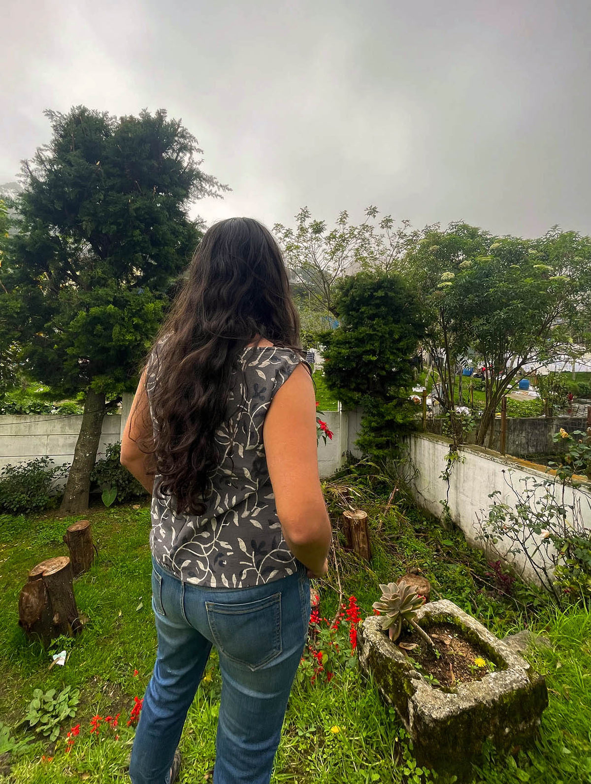 Masakali // Ajrakh Crop top