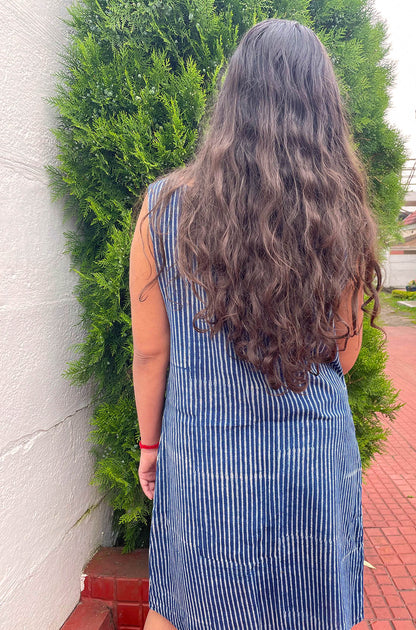 Nadi Line Dress // Indigo