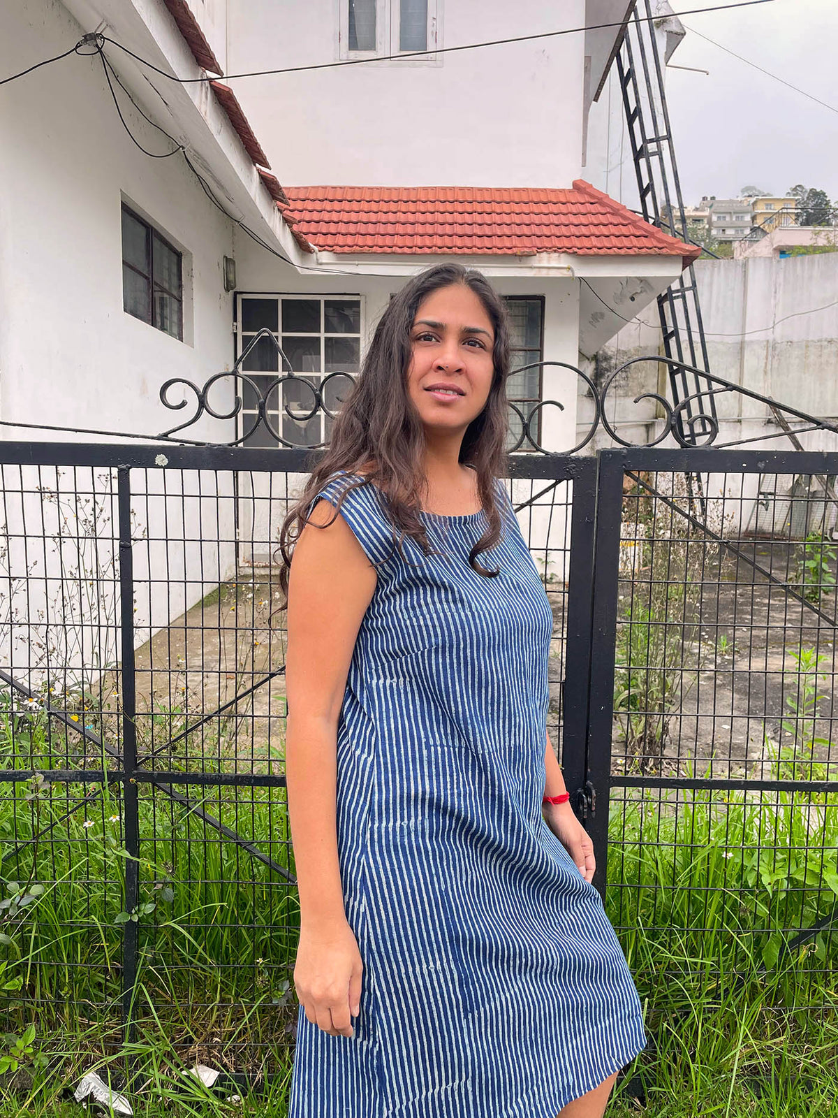 Nadi Line Dress // Indigo