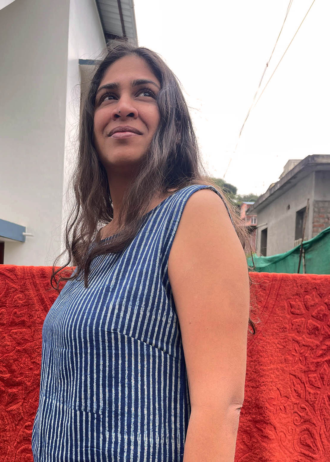Nadi Line Dress // Indigo