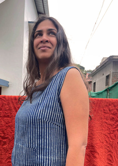 Nadi Line Dress // Indigo