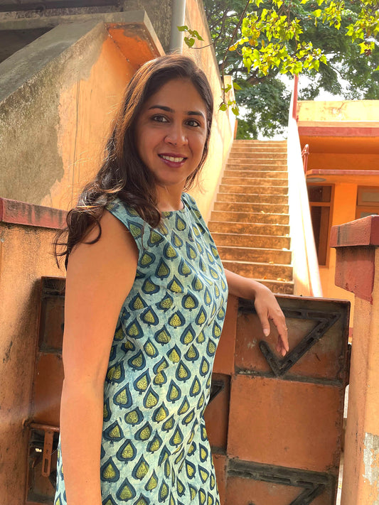 Jheel // Block Print Mulmul