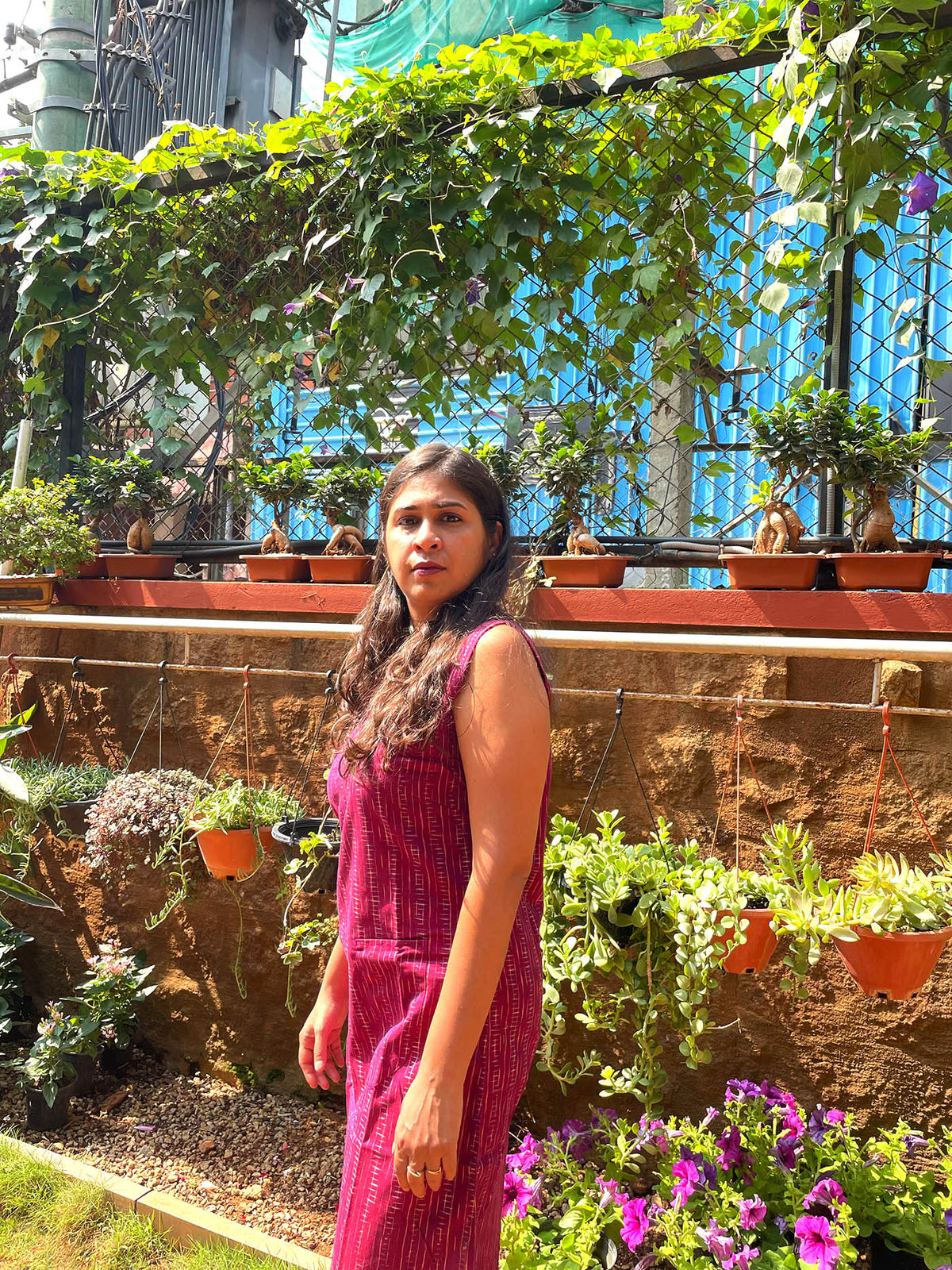 Plum Line Frock // Ikat